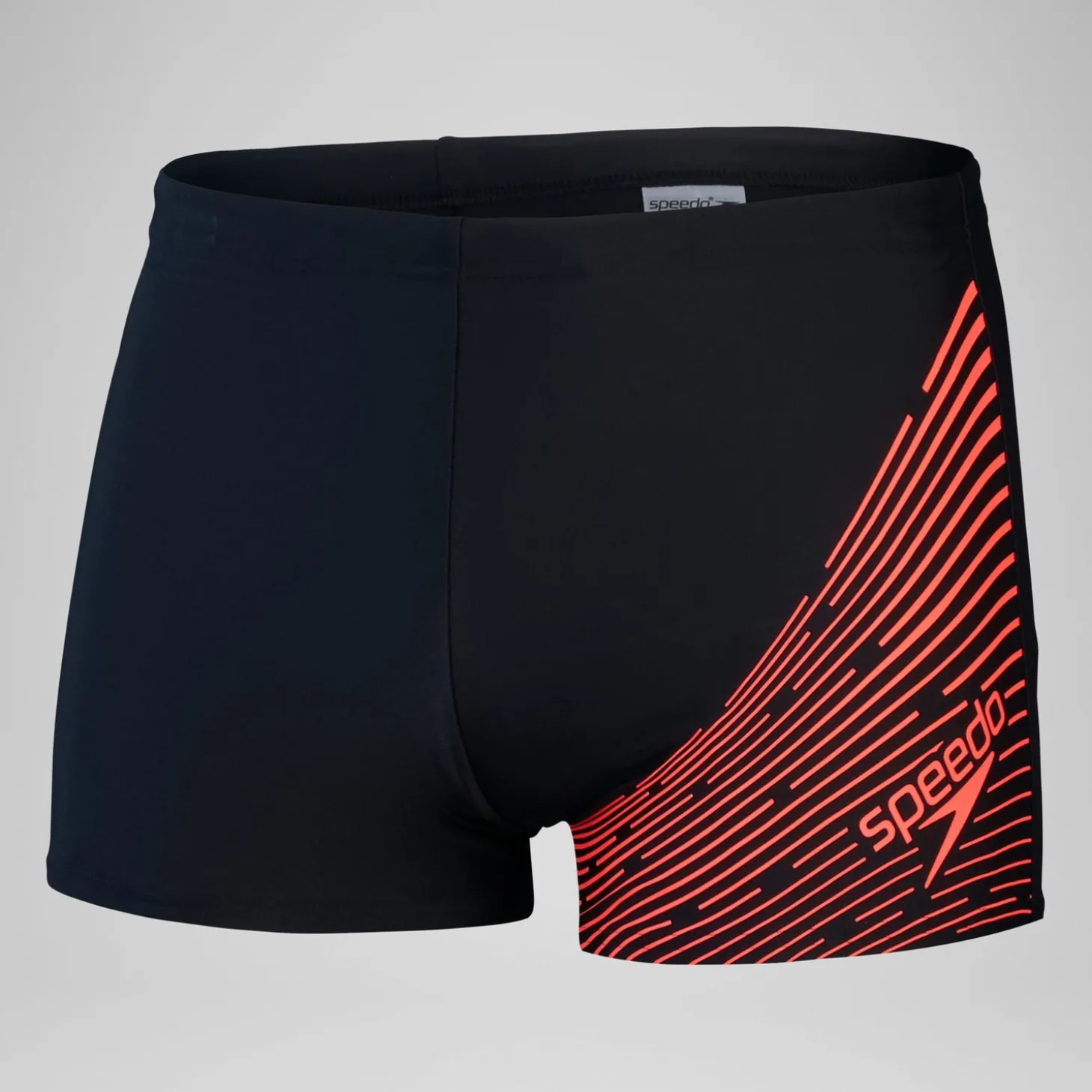 Best Sale Short de bain Hommes Medley Logo pour Hommes Noir/Rouge sirène Homme Aquashorts