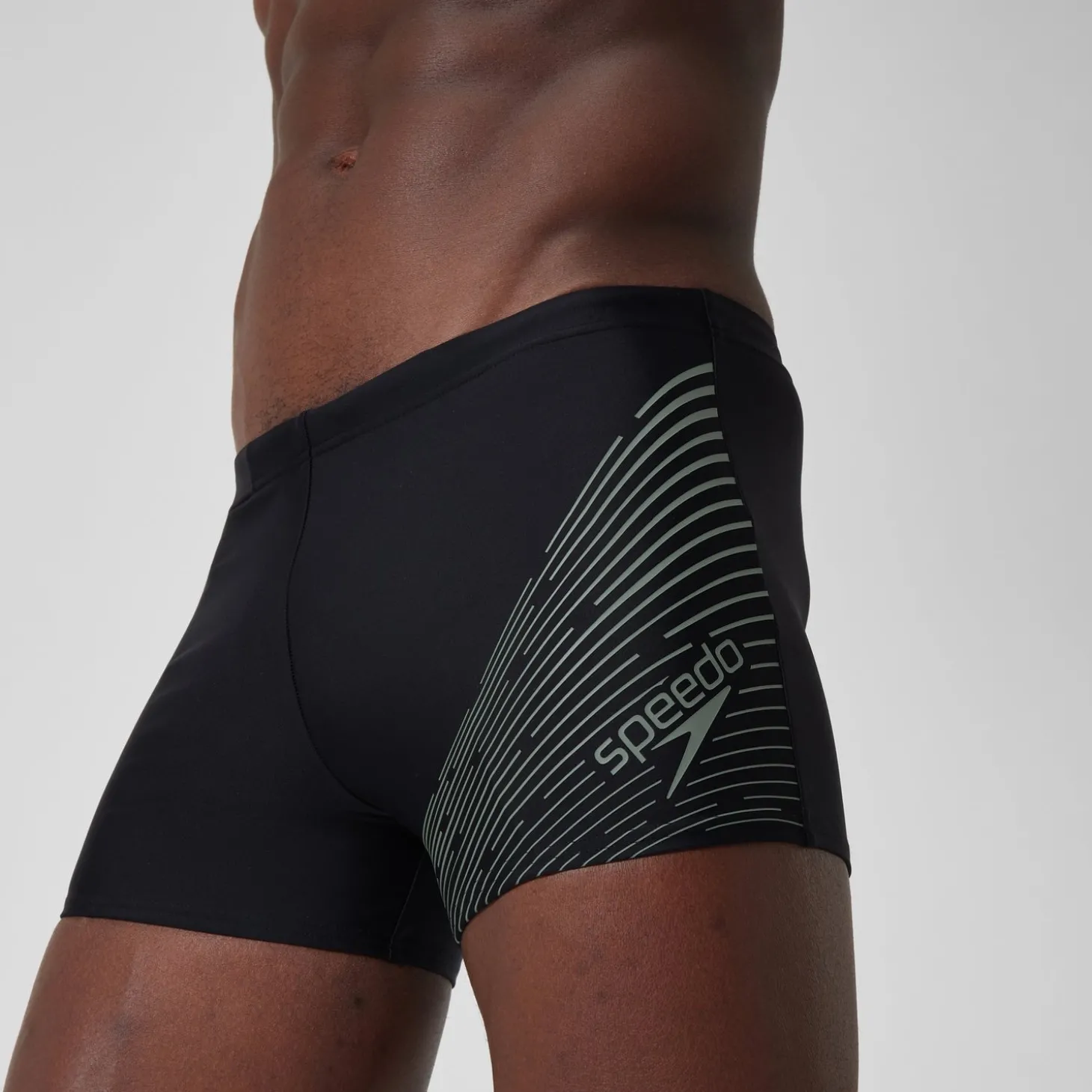 Outlet Short de bain Hommes Medley Logo pour Hommes Noir/Vert campagne Homme Aquashorts