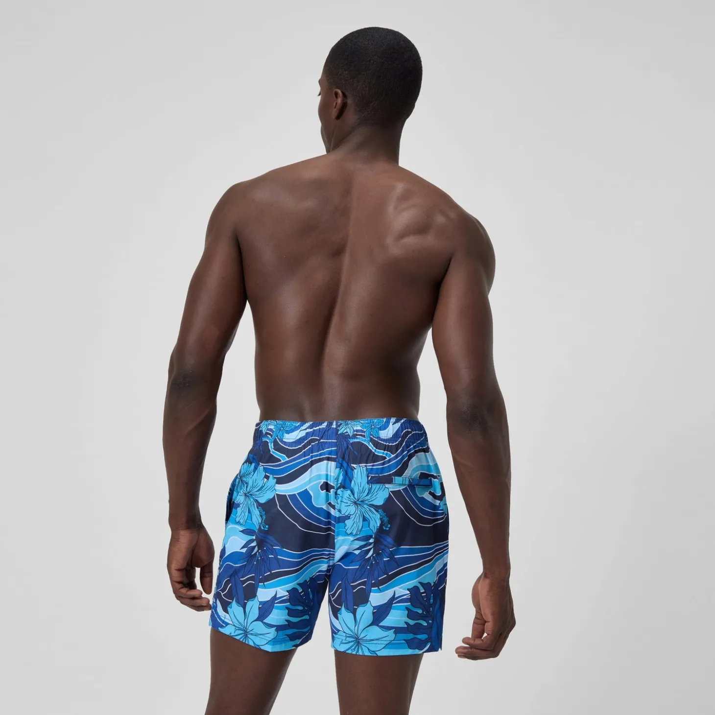 Online Short de bain Redondo Edge imprimé 40 cm, hommes, bleu marine/bleu Homme Shorts De Bain
