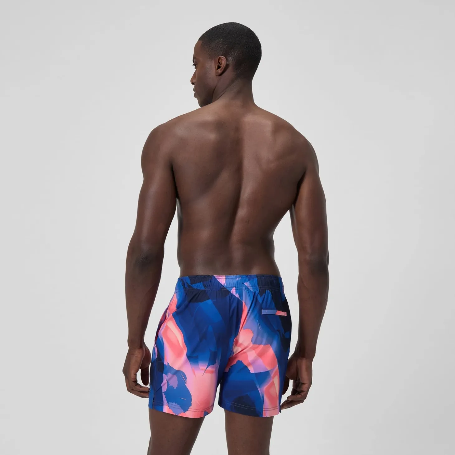 Flash Sale Short de bain Redondo Edge imprimé 40 cm, hommes, bleu/rose Homme Shorts De Bain