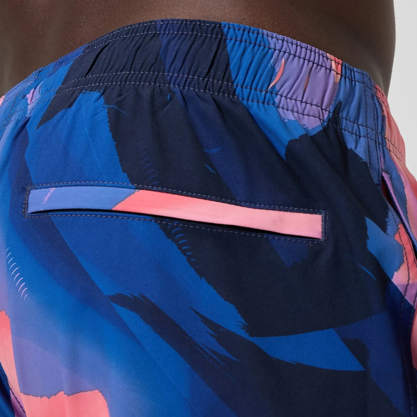 Flash Sale Short de bain Redondo Edge imprimé 40 cm, hommes, bleu/rose Homme Shorts De Bain