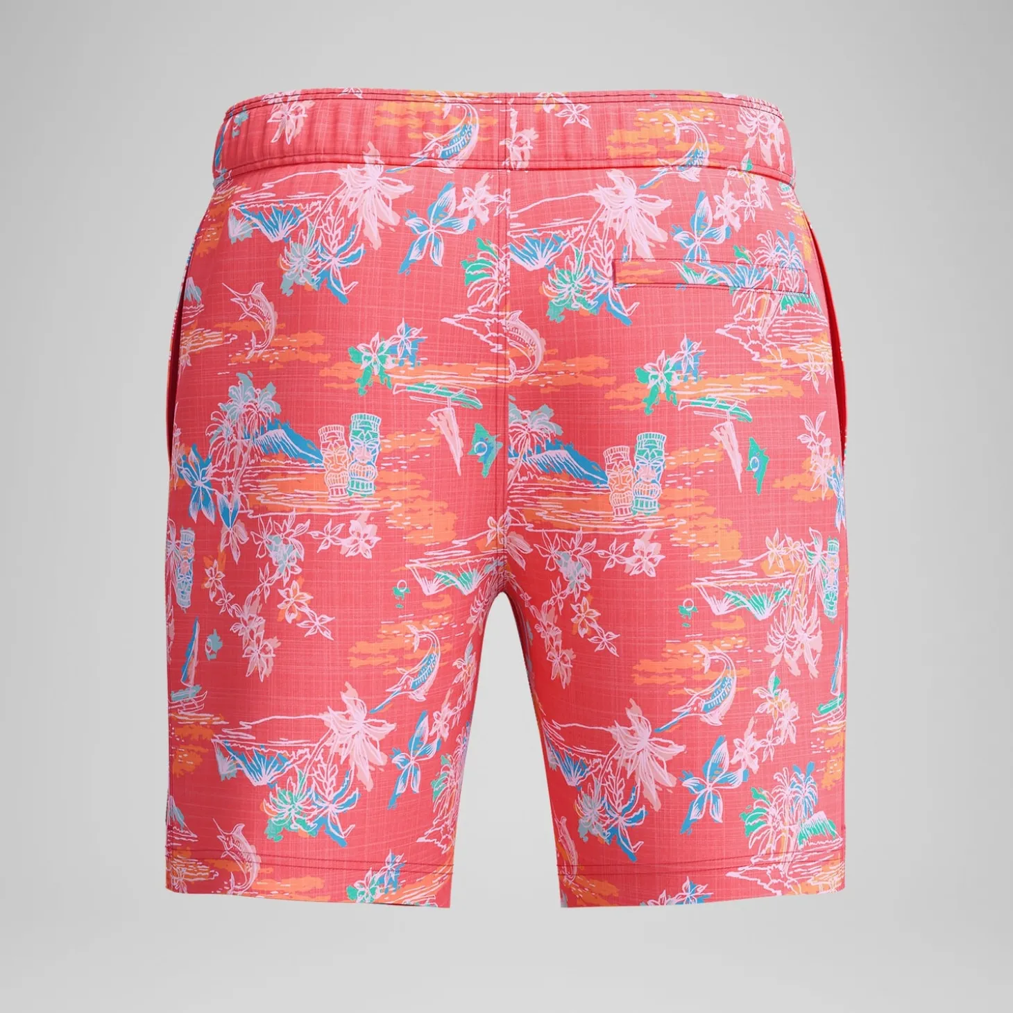 Cheap Short de bain Redondo Edge imprimé 45 cm, hommes, orange/bleu Homme Shorts De Bain