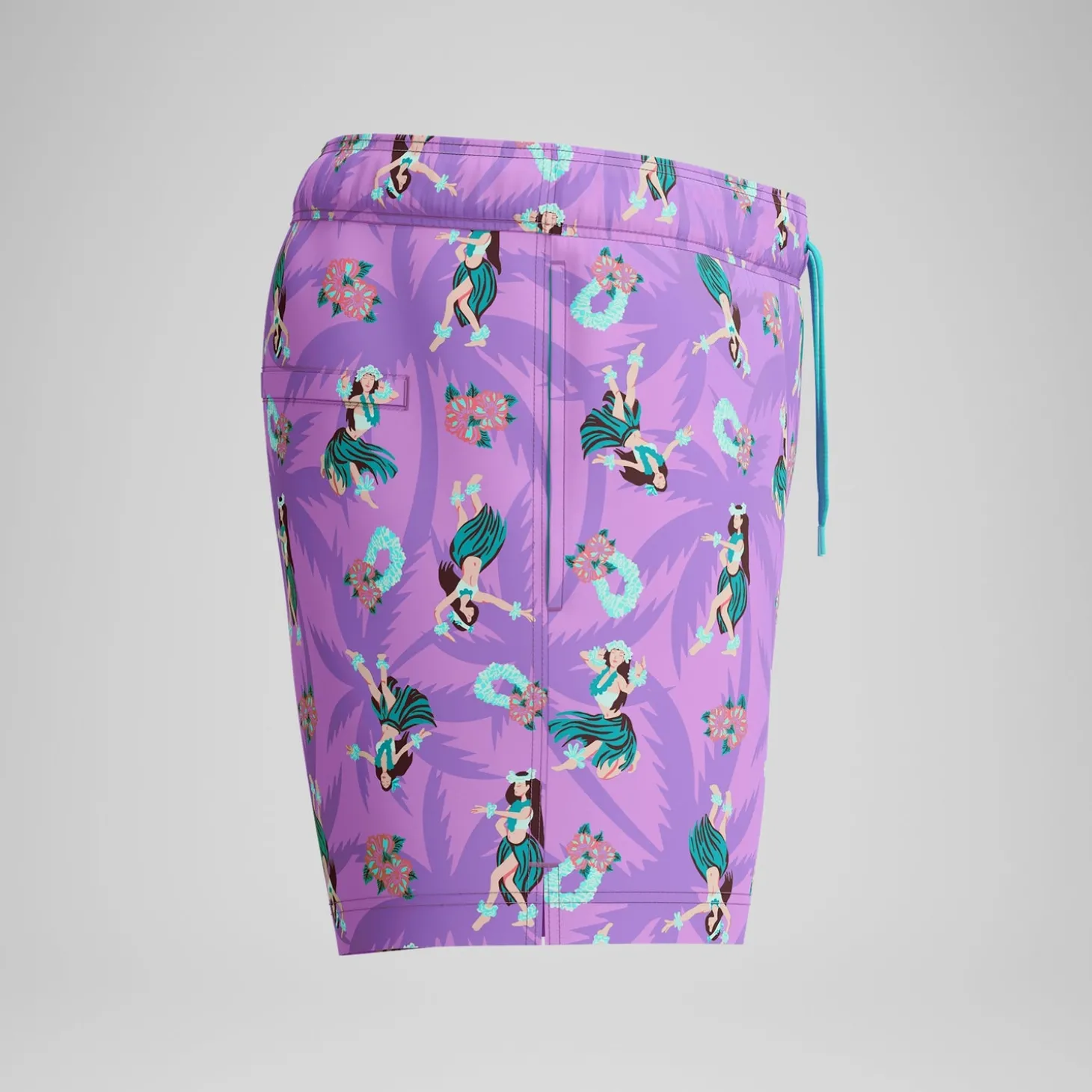Outlet Short de bain Redondo Edge imprimé 35 cm, hommes, rose Homme Shorts De Bain