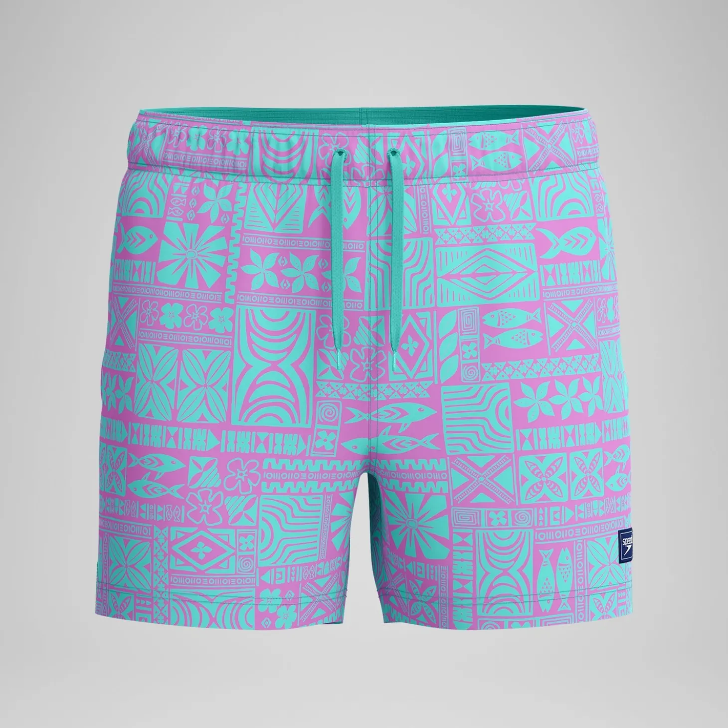 Online Short de bain Redondo Edge imprimé 35 cm, hommes, rose/bleu Homme Shorts De Bain
