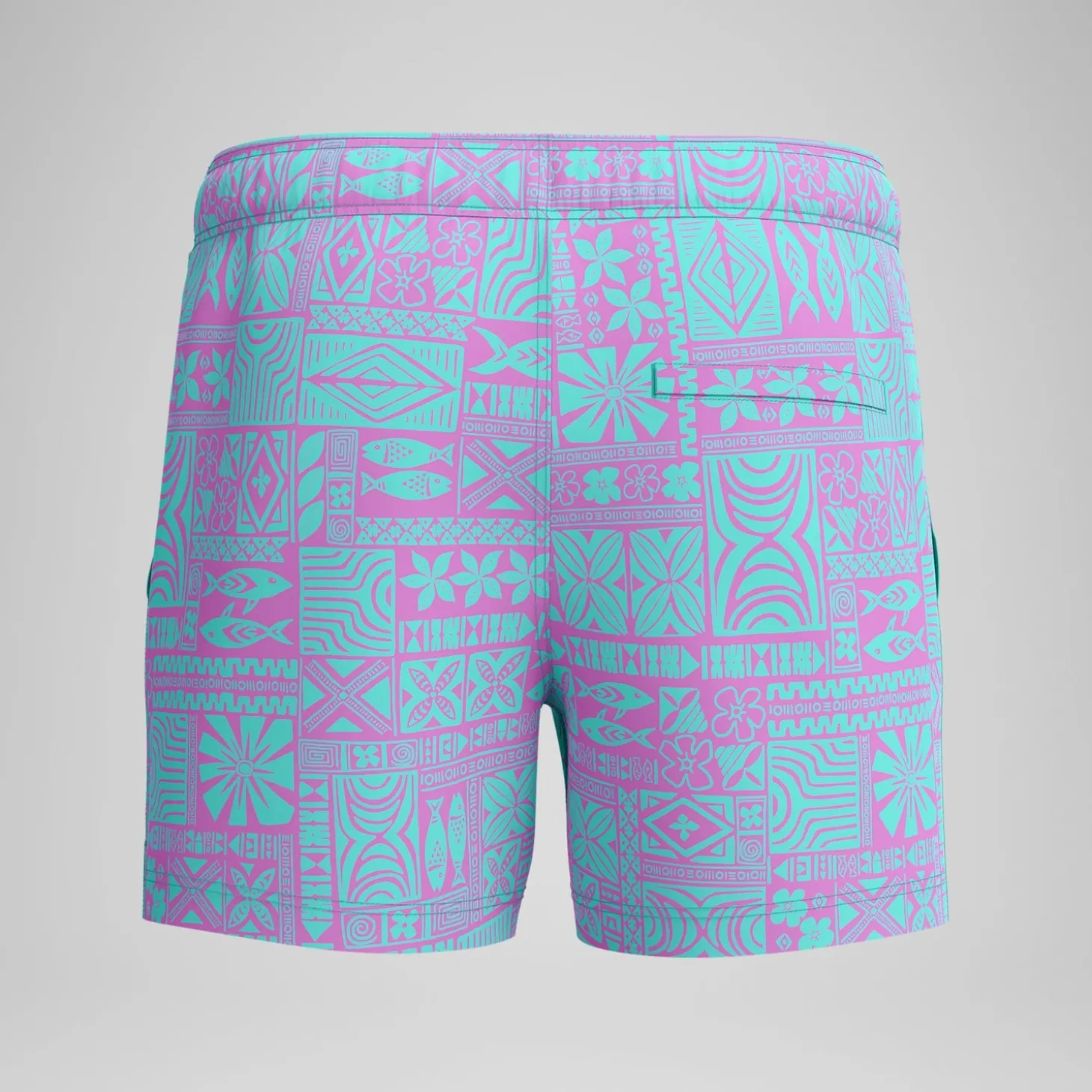 Online Short de bain Redondo Edge imprimé 35 cm, hommes, rose/bleu Homme Shorts De Bain