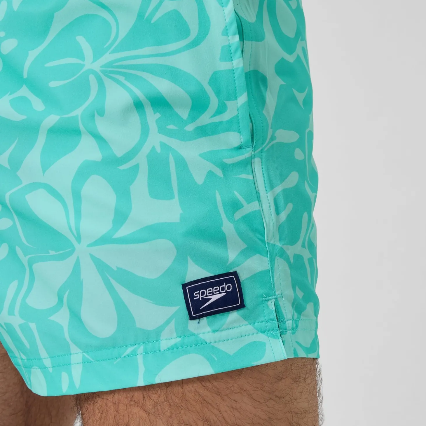 Best Sale Short de bain Redondo Edge imprimé 35 cm, hommes, turquoise Homme Shorts De Bain