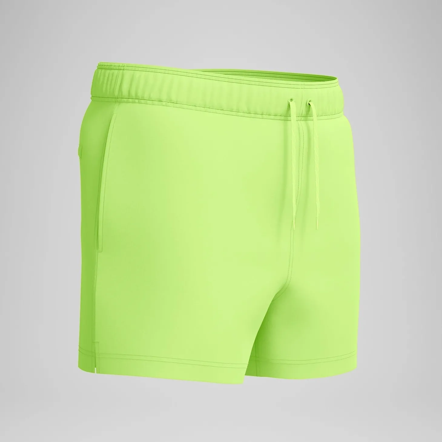 Store Short de bain Redondo Edge uni 35 cm, hommes, jaune Homme Shorts De Bain