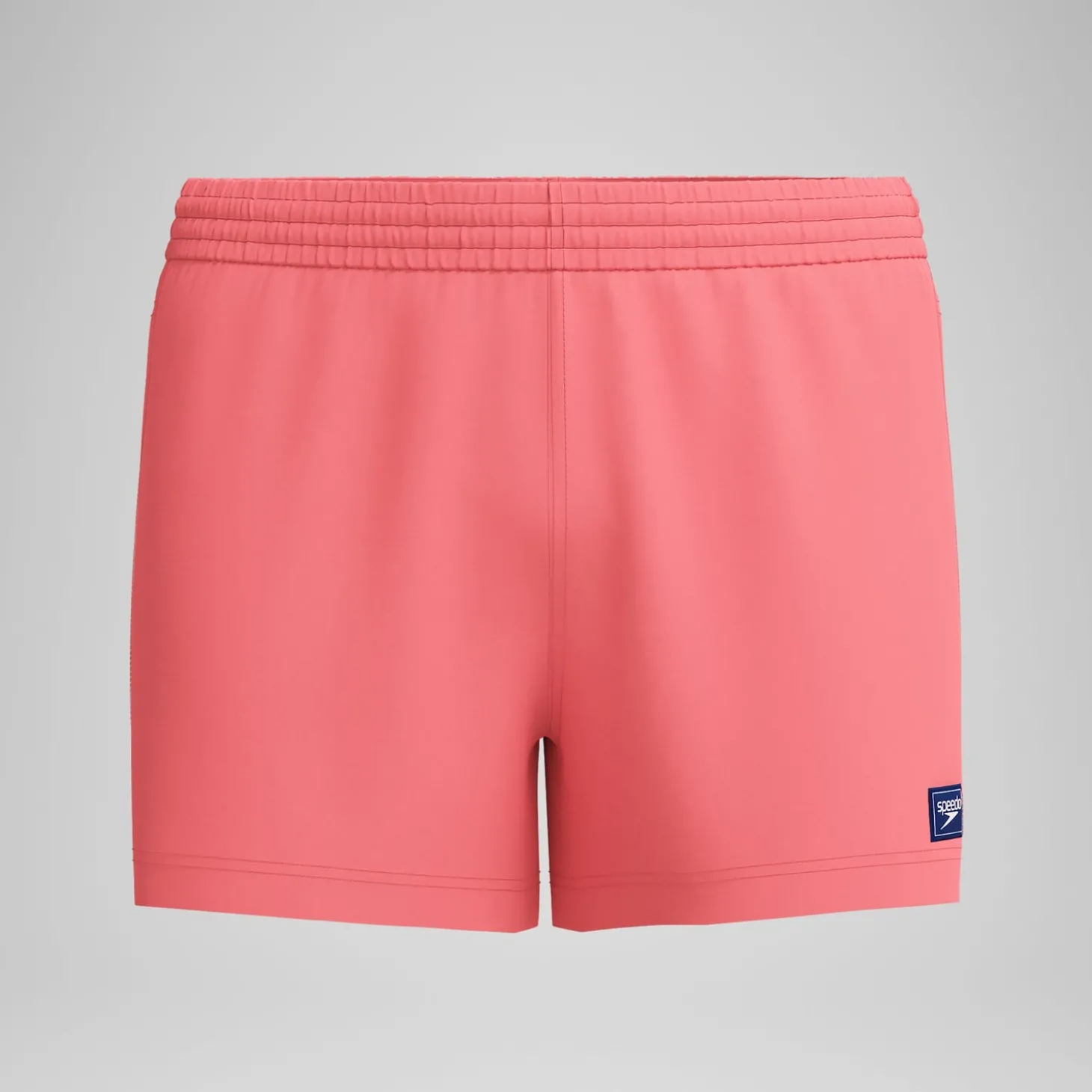 Online Short de bain Retro uni 33 cm, hommes, corail Homme Shorts De Bain