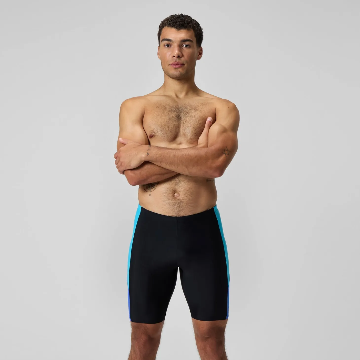 Shop Shorts de bain homme Dive noir/bleu Homme Shorts Longs