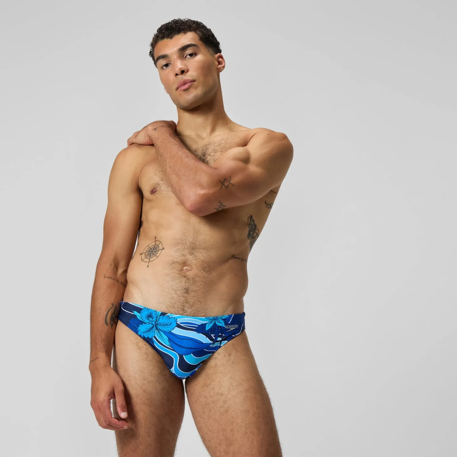 Outlet Slip Beachstar 5 cm, hommes, bleu Homme Slips De Bain