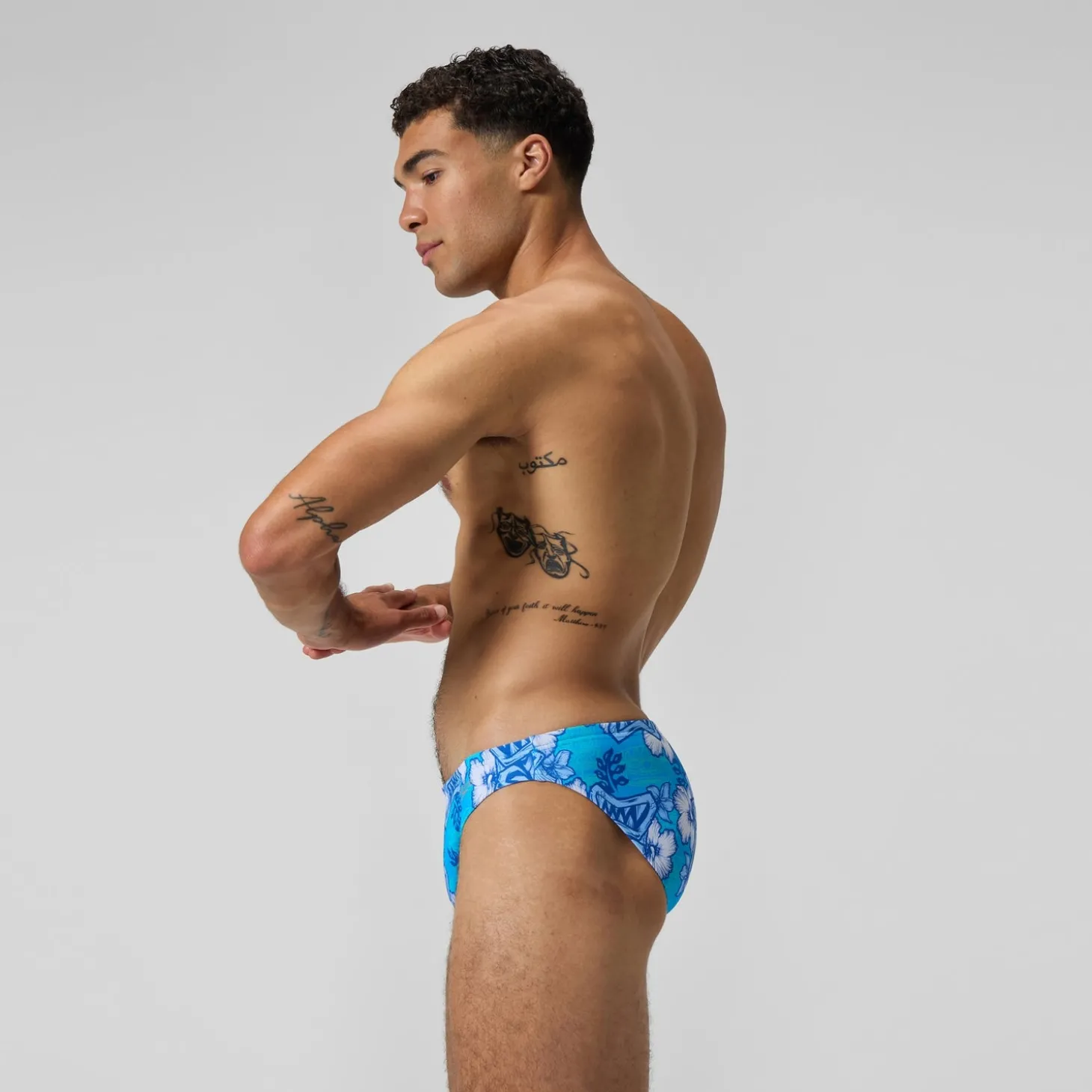 Best Slip Beachstar 5 cm, hommes, bleu Homme Slips De Bain