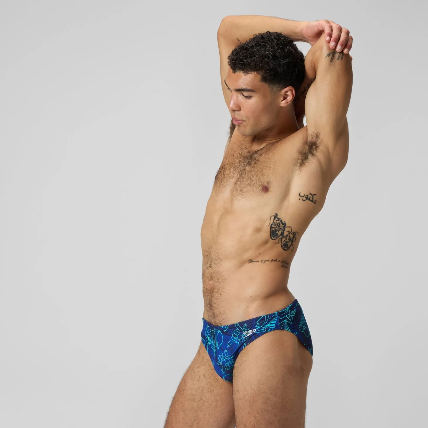 Outlet Slip Beachstar 5 cm, hommes, bleu Homme Slips De Bain