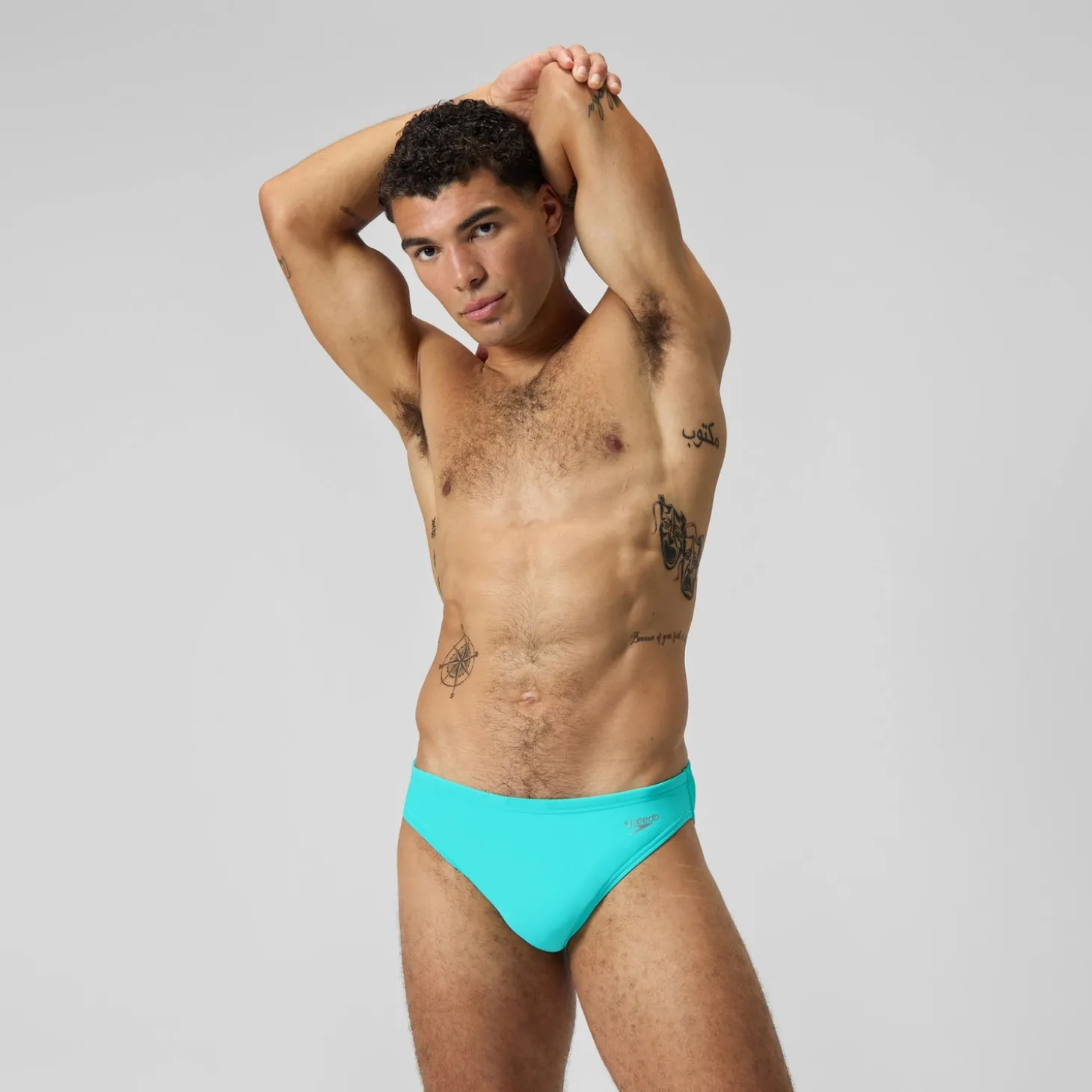 Outlet Slip Beachstar 5 cm, hommes, turquoise Homme Slips De Bain