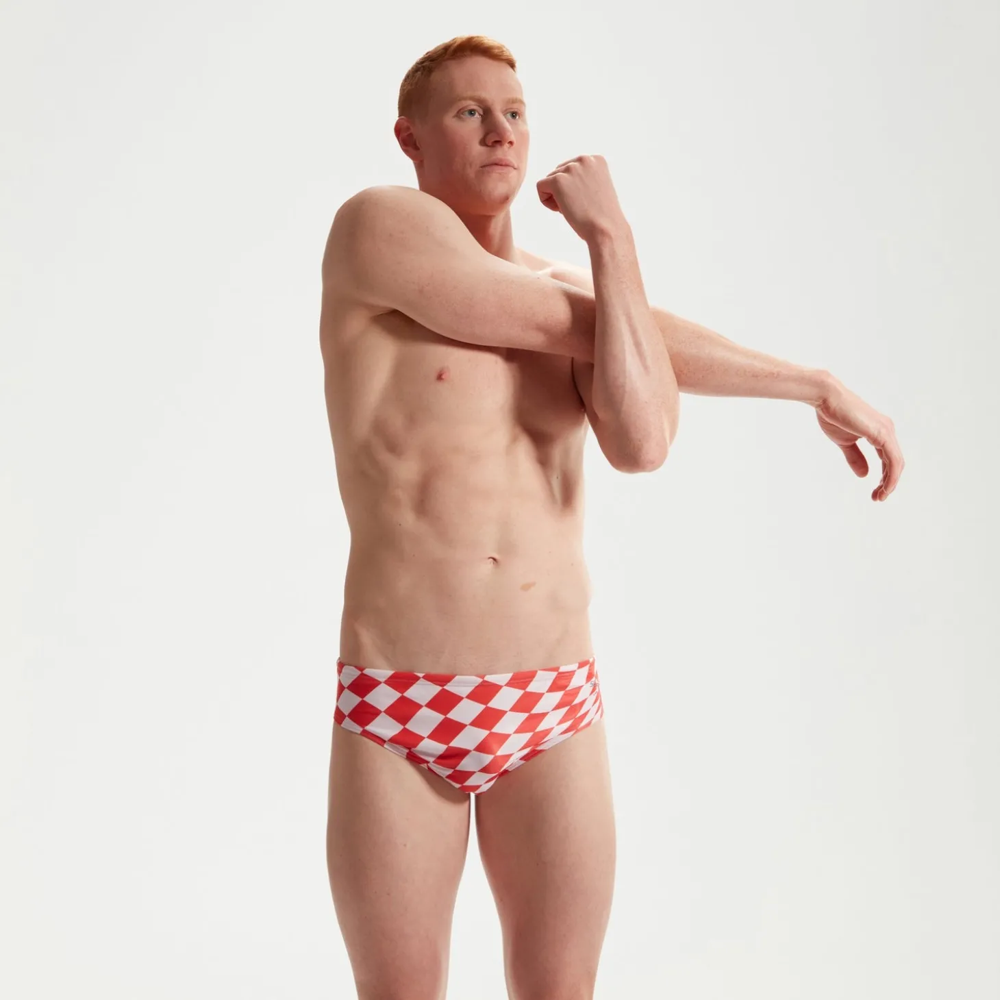 Online Slip de bain Club Training homme 8 cm Allover Digital Damier /blanc Homme Slips De Bain