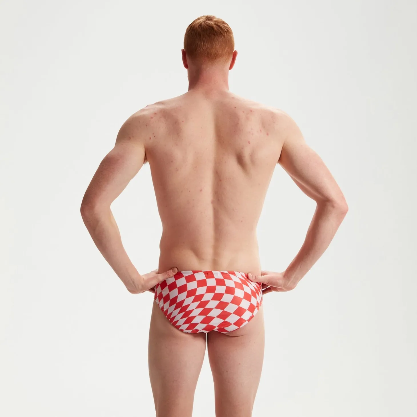 Online Slip de bain Club Training homme 8 cm Allover Digital Damier /blanc Homme Slips De Bain