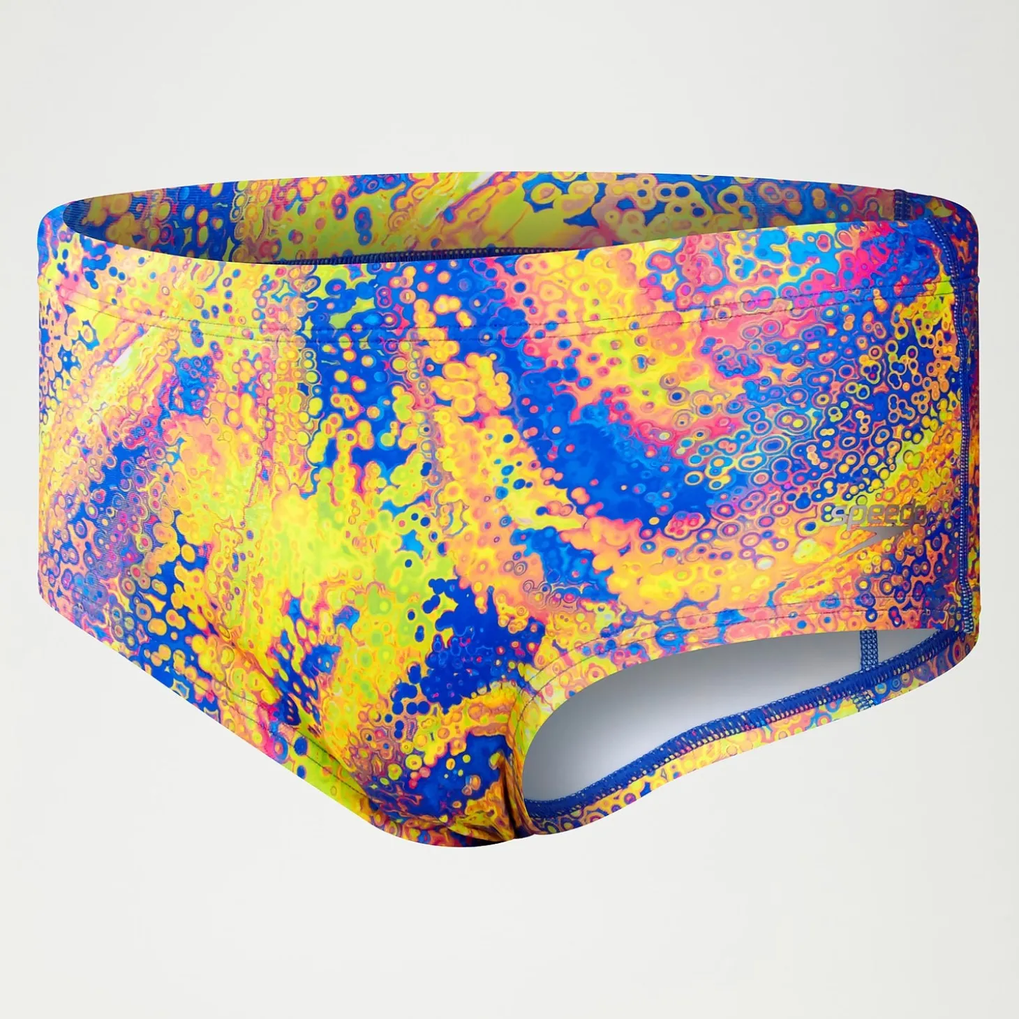 Fashion Slip de bain Homme Club Training Allover Digital 17 cm vert/mangue Homme Slips De Bain