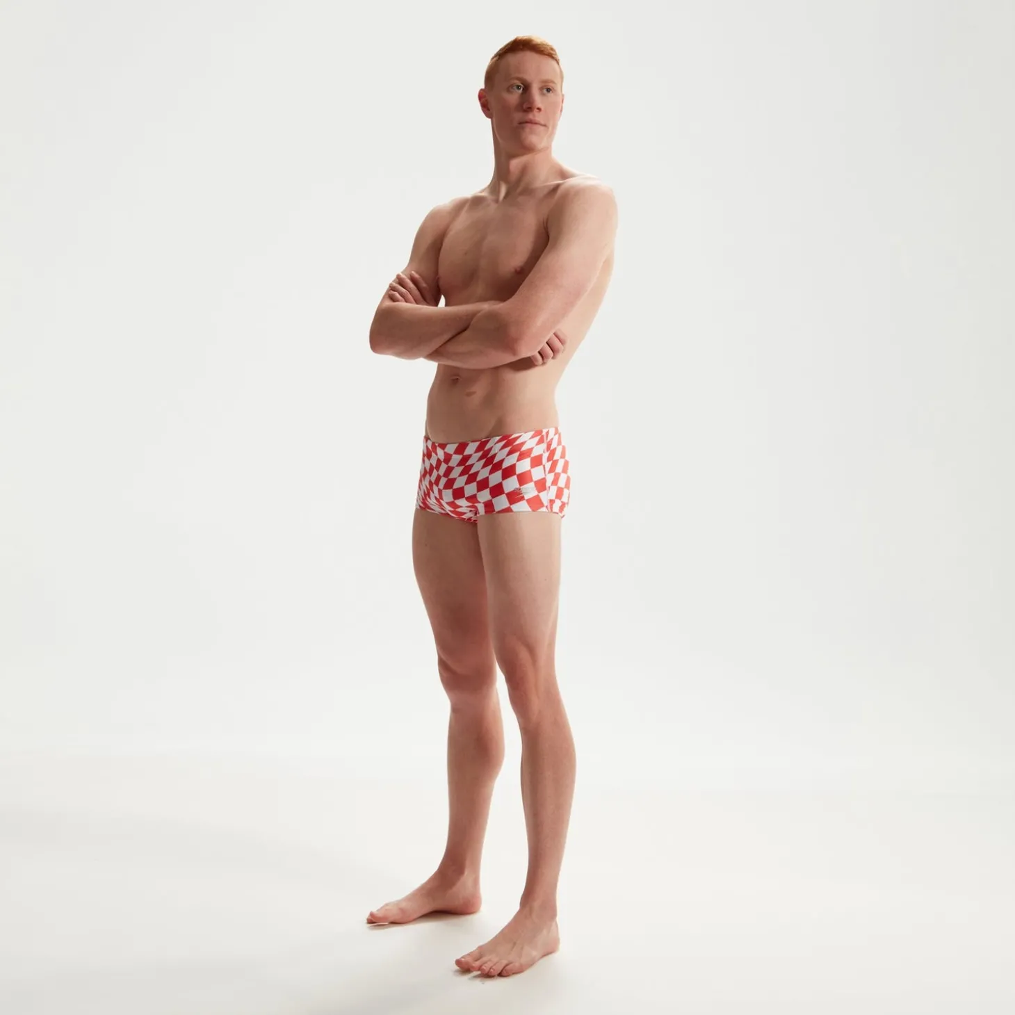 Best Sale Slip de bain homme Club Training 17 cm Allover Digital Damier /blanc Homme Slips De Bain