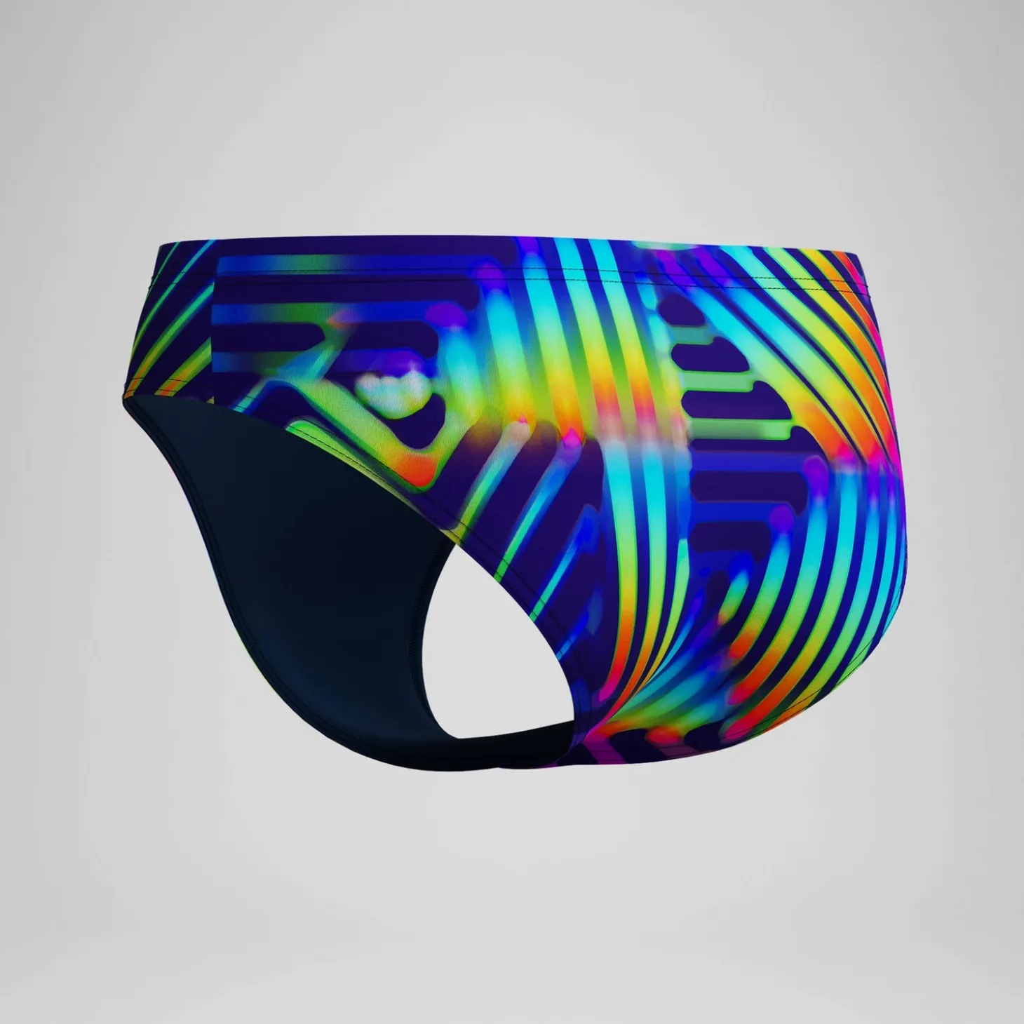 Shop Slip de bain Homme Club Training imprimé 8 cm bleu marine/vert Homme Slips De Bain