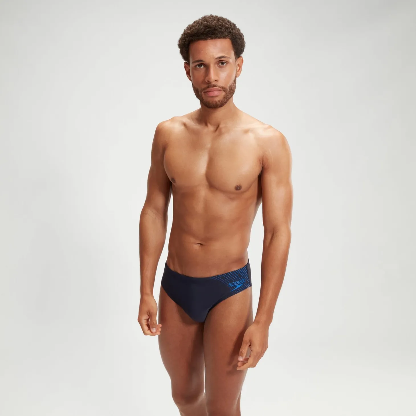 New Slip de bain Homme Medley Logo 7 cm /bleu Homme Slips De Bain