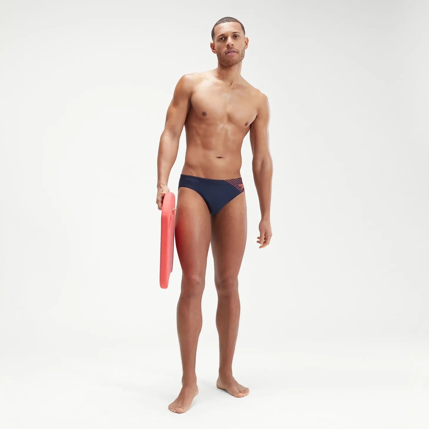 Shop Slip de bain Homme Medley Logo 7 cm bleu marine/orange Homme Slips De Bain