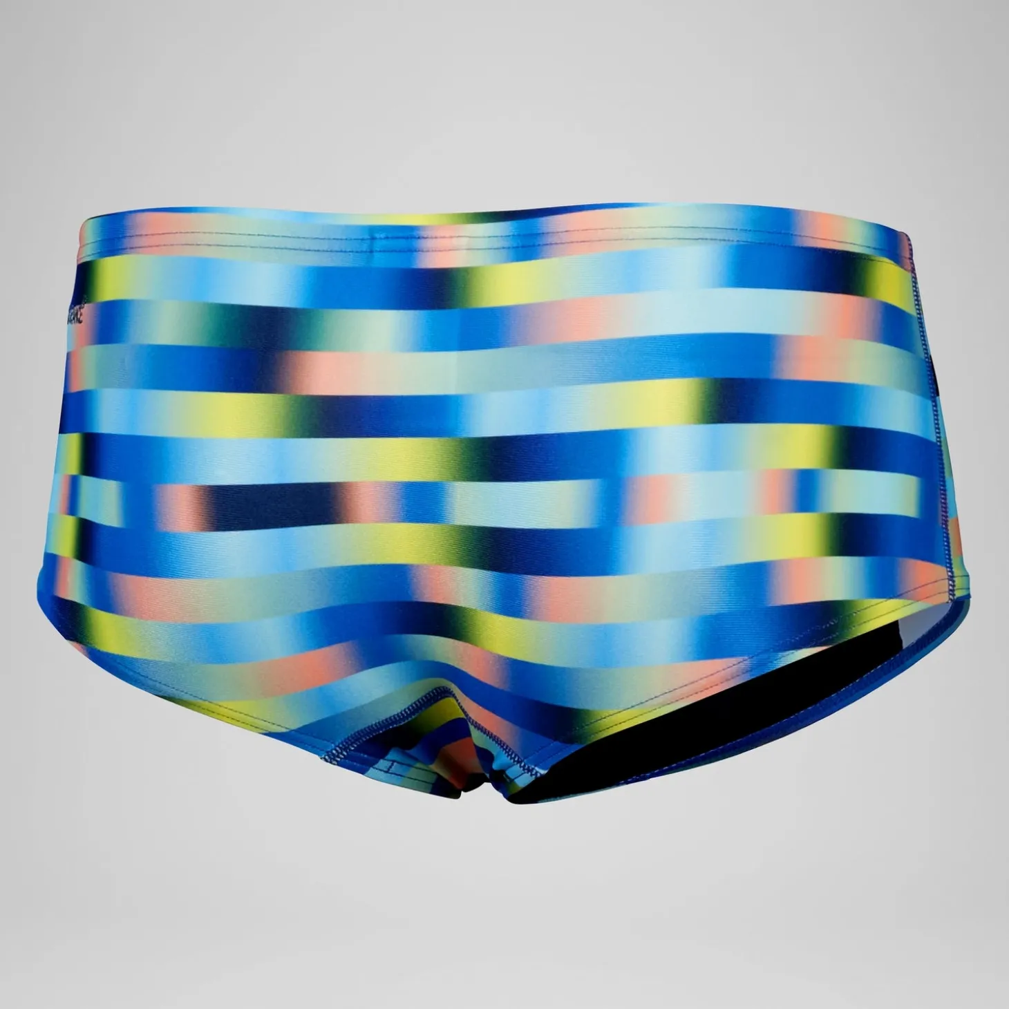 New Slip de bain Hommes Allover Digital 14 cm pour Hommes Bleu picton/Jus de citron Homme Slips De Bain