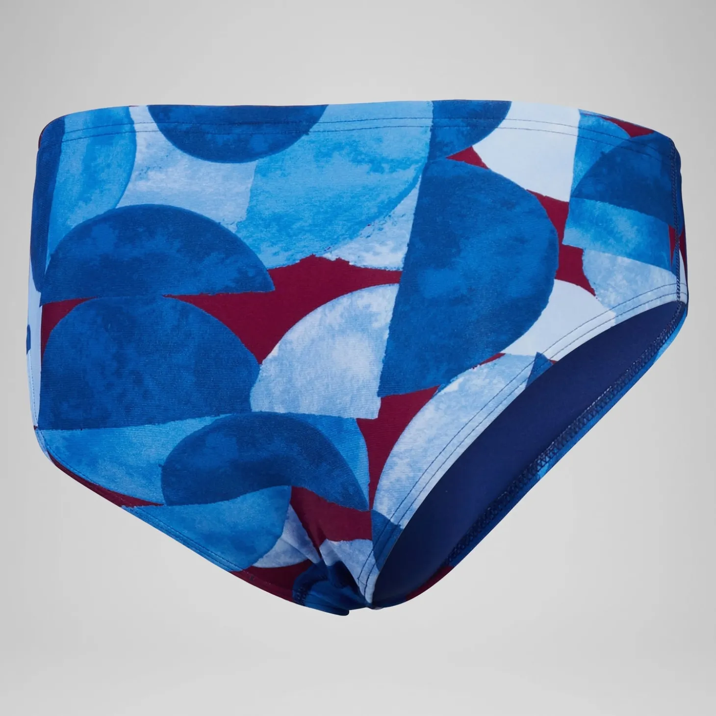 Cheap Slip de bain Hommes 8 cm Allover Digital pour Hommes Bleu/Violet Homme Slips De Bain