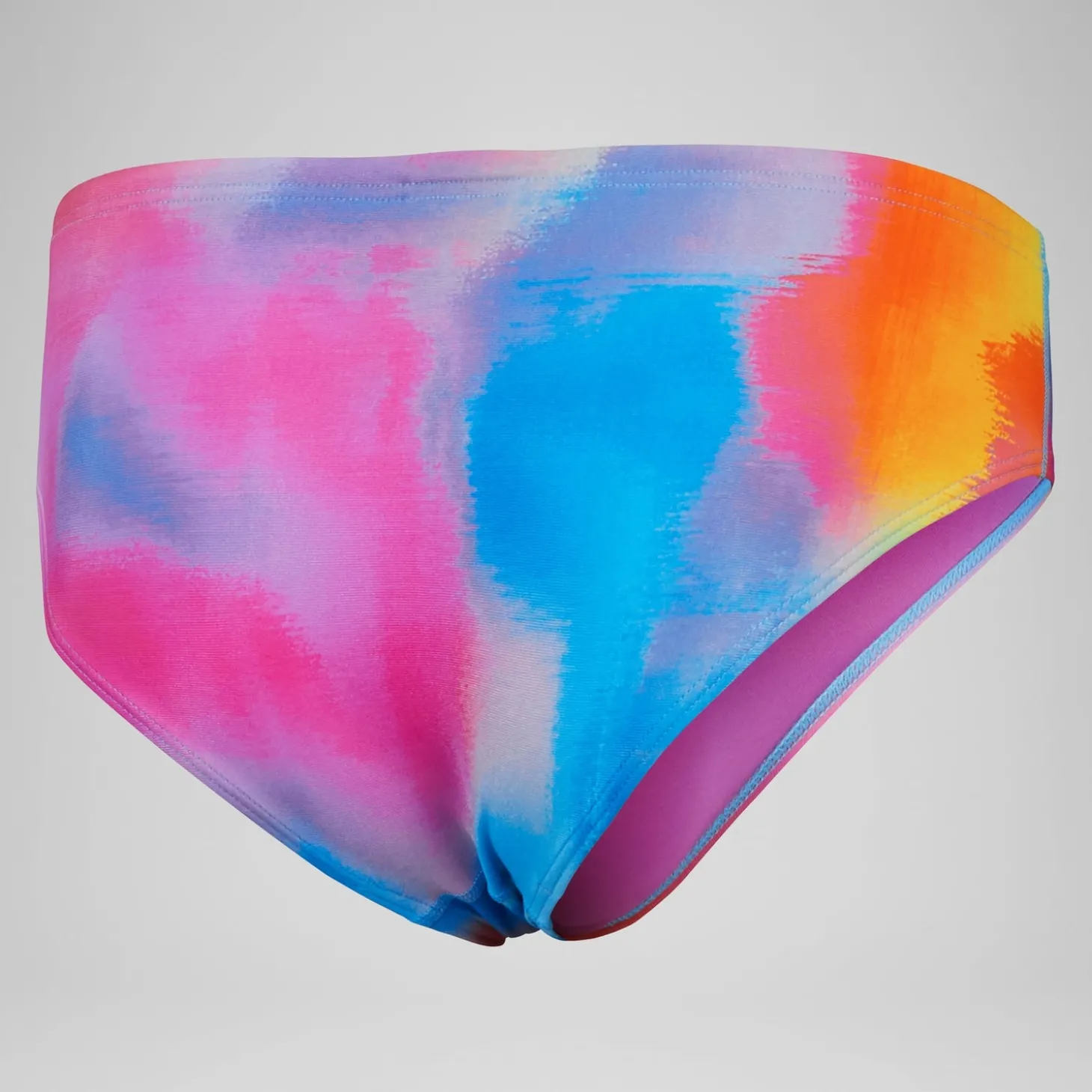 Best Sale Slip de bain Hommes 8 cm Allover Digital pour Hommes Rose kiki/Jus de citron/Bleu picton Homme Slips De Bain