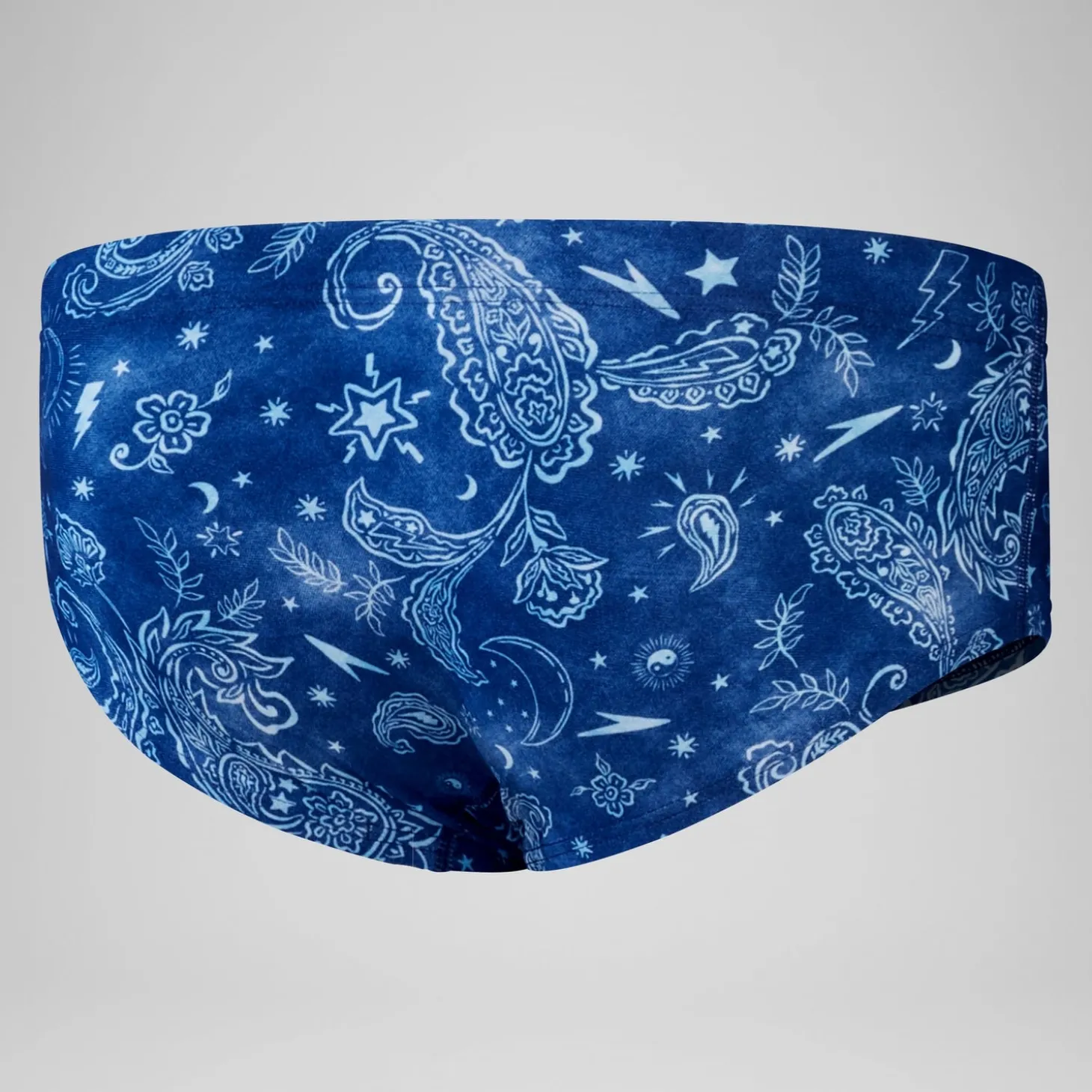 Fashion Slip de bain Hommes pour entraînement en club 13,5 cm Allover Bleu céruléen Homme Slips De Bain