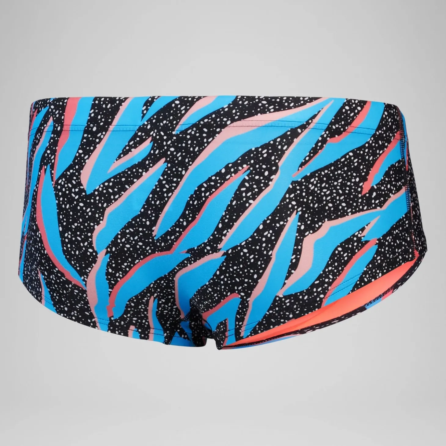 New Slip de bain Hommes pour entraînement en club 13,5 cm Allover Noir/Bleu picton/Rouge sirène Homme Slips De Bain