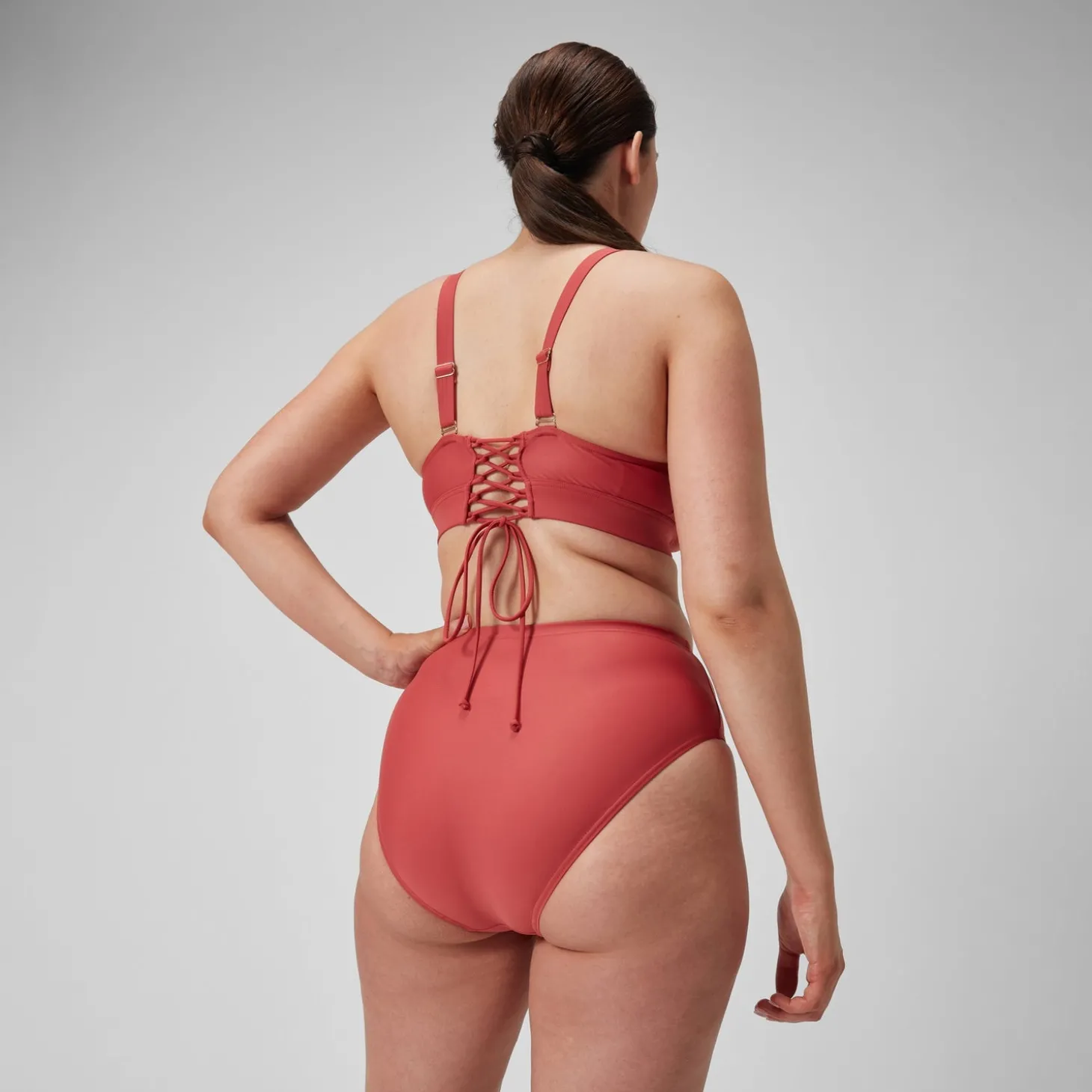Best Slip taille haute Shaping pour Femmes Poussière spatiale Femme Maillots Galbant