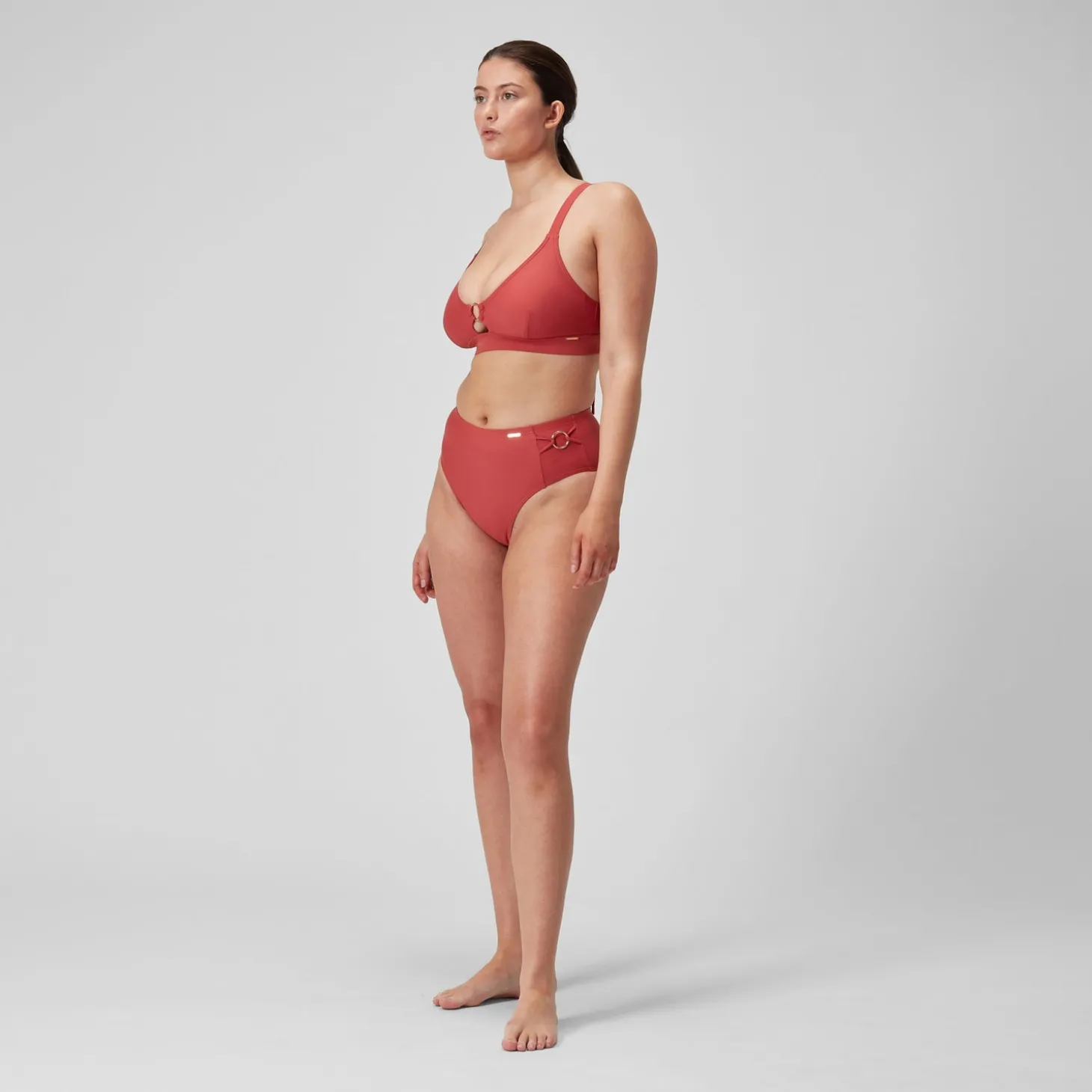 Best Slip taille haute Shaping pour Femmes Poussière spatiale Femme Maillots Galbant